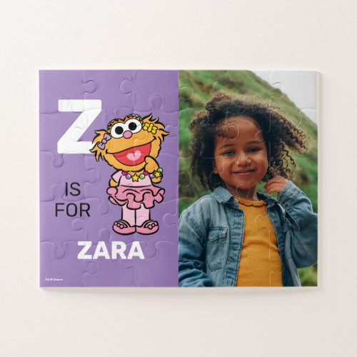 Personalized Z is for Zoe  Photo Jigsaw Puzzle