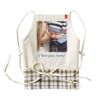 Personalized Zazzle Heart Aprons Add Your Photo
