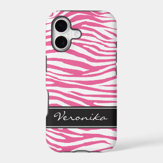 Personalized Zebra Pattern iPhone 17 Case