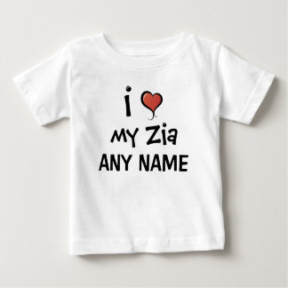 Personalized Zia Love Baby T-Shirt