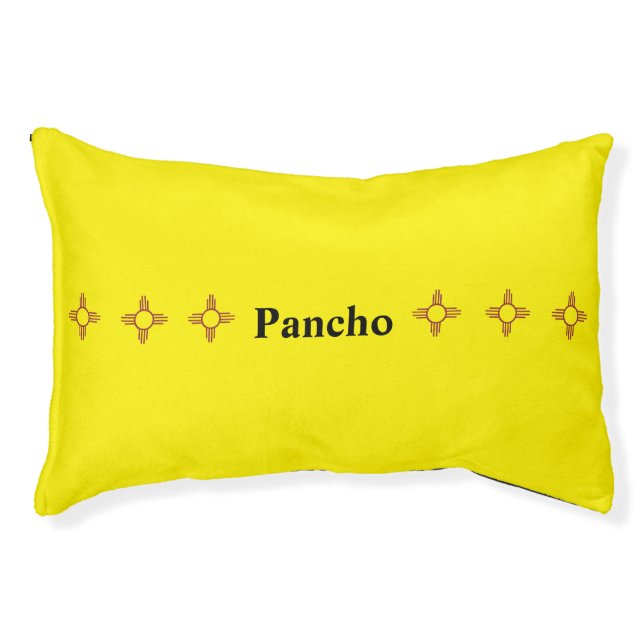 Personalized Zia Sun pet bed (Front)