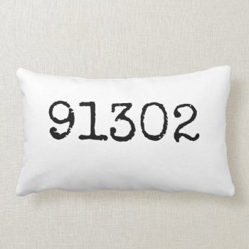 Personalized Zip Code Pillow | Personalized Pillow by MoeWampum at Zazzle