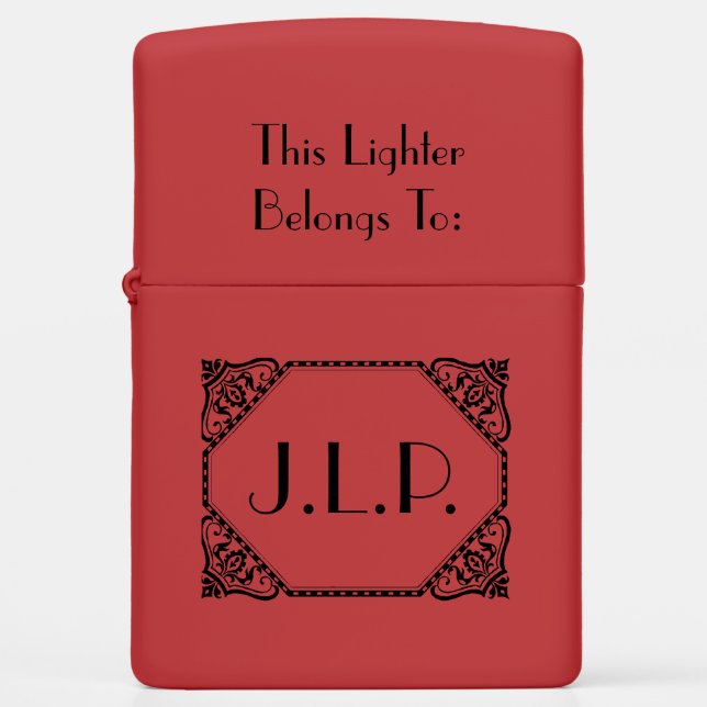Personalized Zippo Lighter (Front)