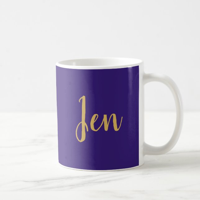 Personalized Zodiac Astrological Sign Aquarius Coffee Mug (Right)
