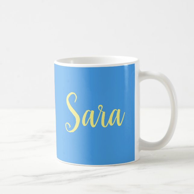 Personalized Zodiac Astrological Sign Pisces Coffee Mug (Right)