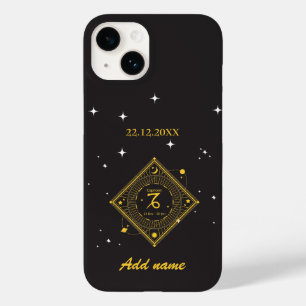 Personalized Zodiac Custom name Capricorn Case-Mate iPhone 14 Case