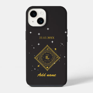 Personalized Zodiac Custom name Scorpio iPhone 14 Case