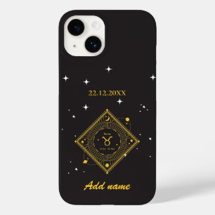 Personalized Zodiac Custom name Taurus Case-Mate iPhone 14 Case