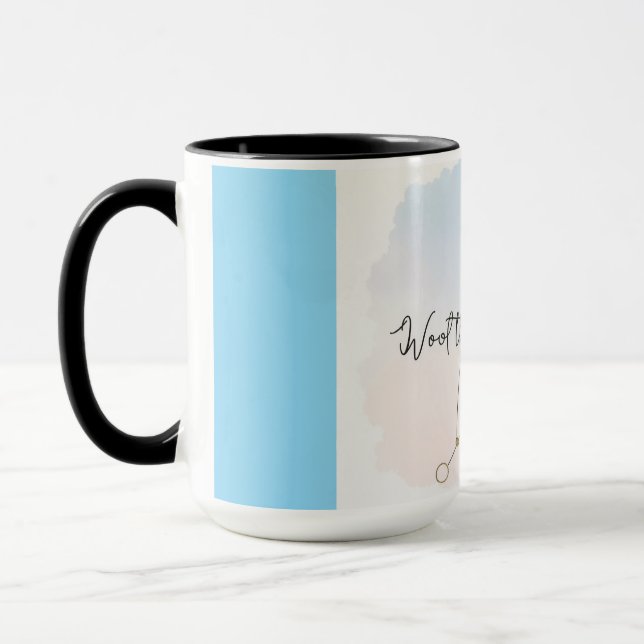 Personalized Zodiac Watercolor Constellation Mug  (Left)