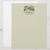 personalized zoo family animals (Front/Back)