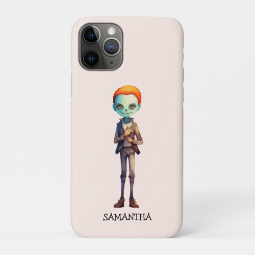 Personalized Zoombie Halloween iPhone 11 Pro Case
