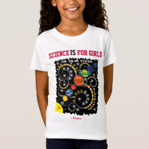PersonalizedScience IS For Girls, The Solar System T-Shirt