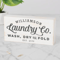 PersonalizedVintage  Laundry Wash Dry Fold