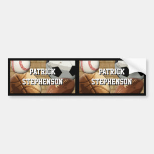 Personalizes Sports Waterproof Label