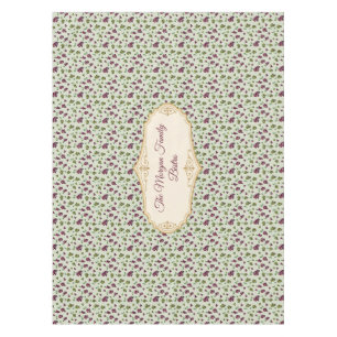 Personallized Home Restaurant Wine Grapes Tablecloth