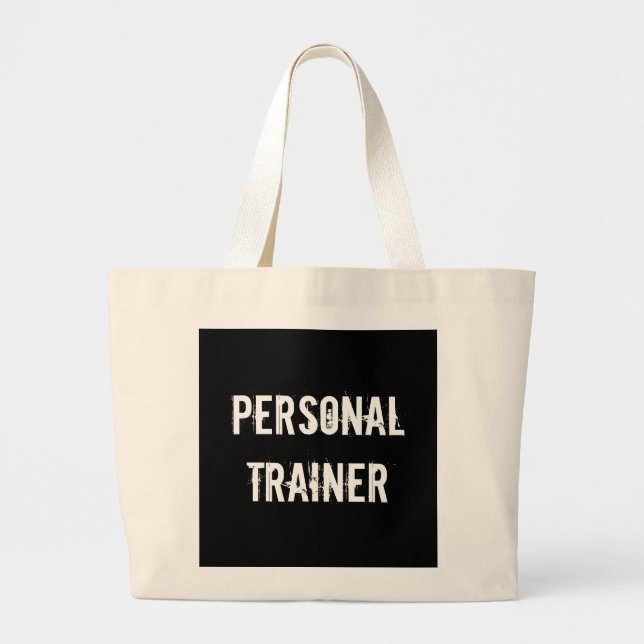 PersonalTrainer Large Tote Bag (Front)