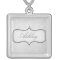Personalzed Damask Necklace