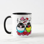 Cute Personata in love mug