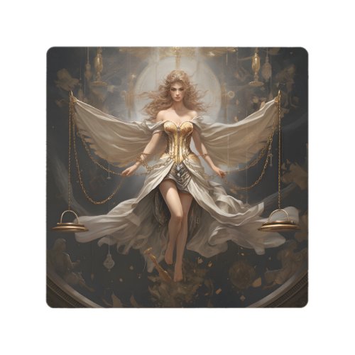 Personification Of Divine Justice  Metal Print
