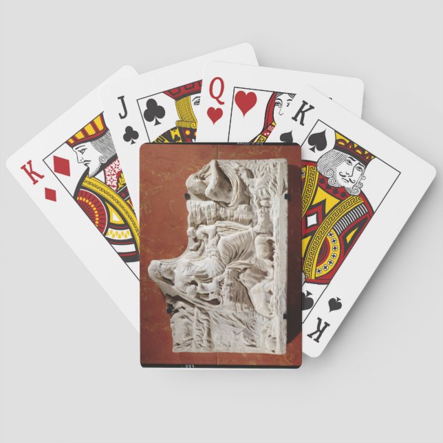 Personification of the earth mother, allegorical r poker cards (Back)