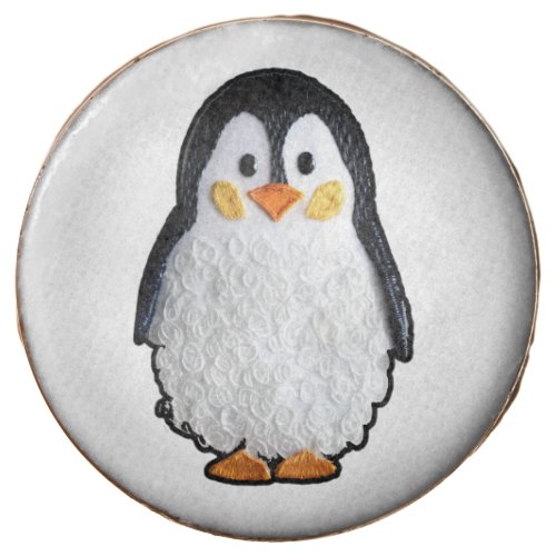 PERSONILISED Embroidered penguin Chocolate Covered Oreo