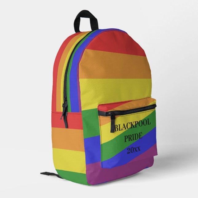 Personize Backpack - LGTBQI Pride Flag (Back Corner Left)