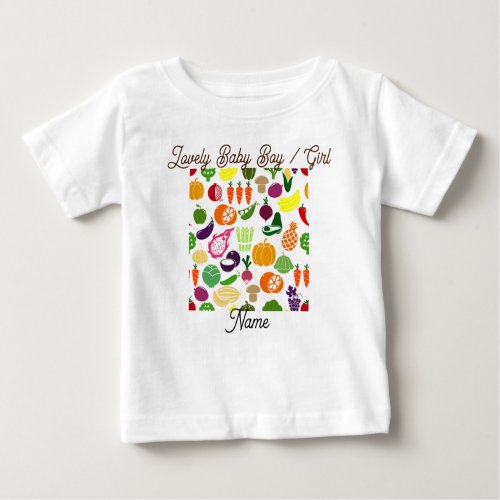 Personize With Name Image Adorable Comfortable  Baby T_Shirt