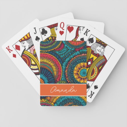 Personized Pattern  memory Poker Cards