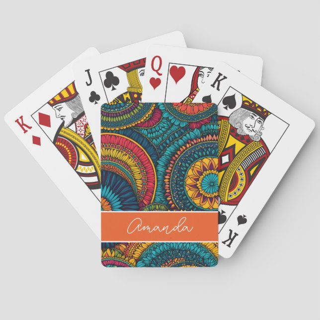 Personized Pattern  memory Poker Cards (Back)