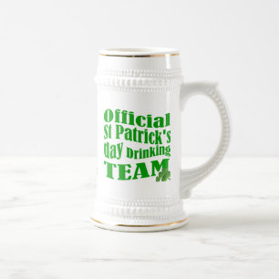 Personlalized  Irish St Patrick's day Beer Stein