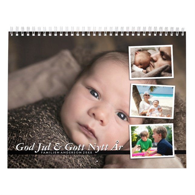 Personlig kalender - Familj fotoalmanacka 2024 Calendar (Cover)