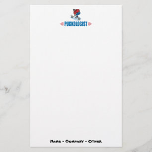 Personlized Ice Hockey Stationery