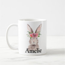 Personlized Name Cute Easter Bunny