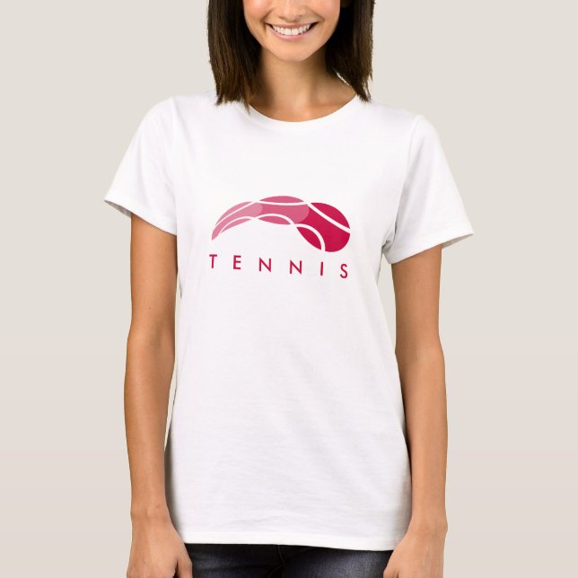 Personlized women's tennis shirts (Front)