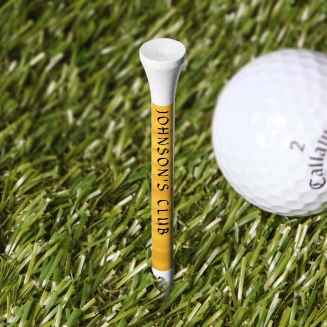 PERSONNALISER YOUR NAME GOLF TEES (Grass)