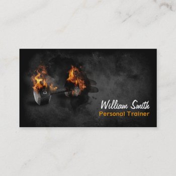 Personnel Trainer Business Card by KeyholeDesign at Zazzle