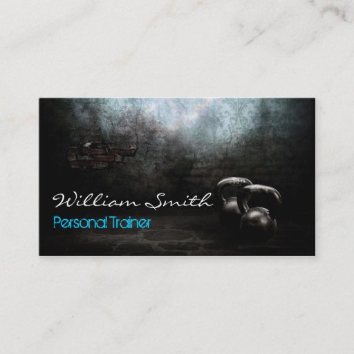 Customizable Personnel Trainer Business card