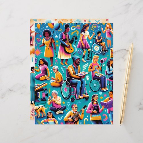Persons With Disabilities Scrapbook Paper