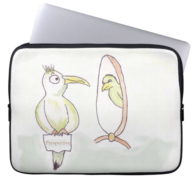 Perspective, Cartoon Laptop Sleeve (Front)