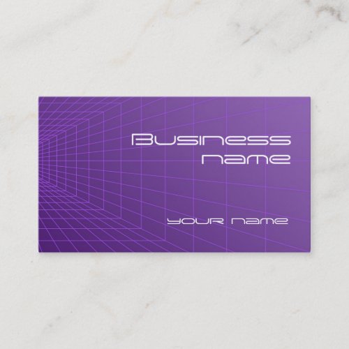 Perspective Grid Business Card