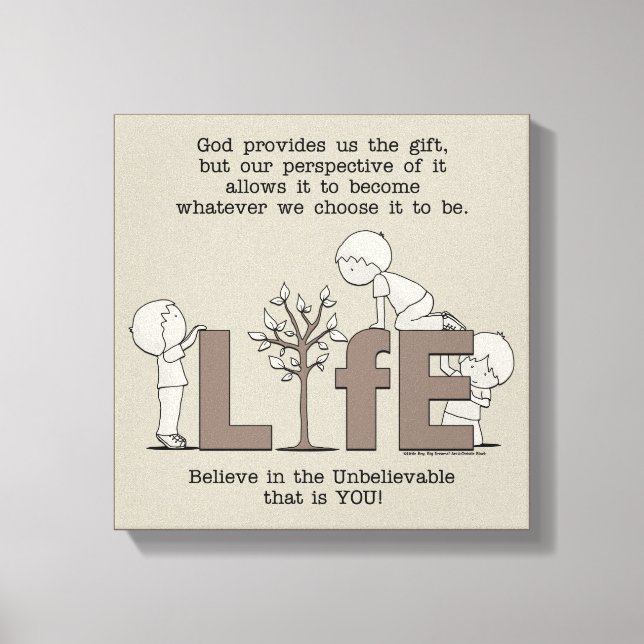 Perspective of Life Canvas Print (Front)