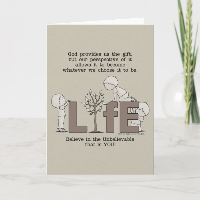 Perspective of Life Card (Front)