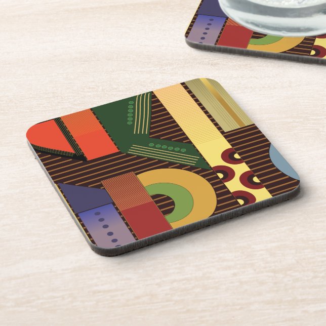 Perspective Plastic Coasters (Left Side)
