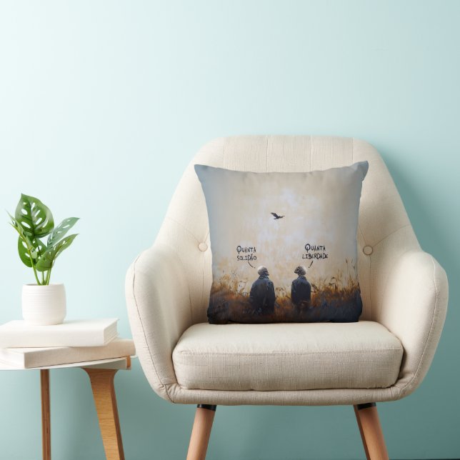 Perspective Throw Pillow (Chair)
