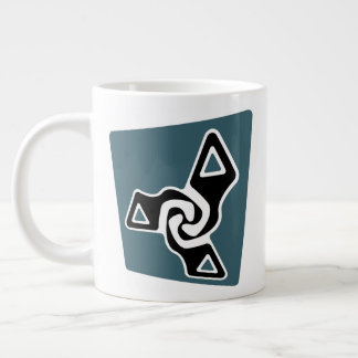 Perspective Tri-Arrows Giant Coffee Mug