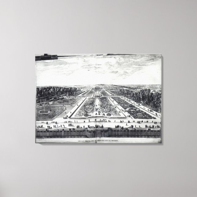 Perspective View of the Garden Canvas Print (Front)