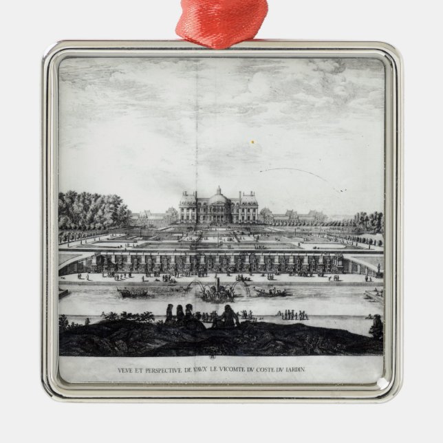 Perspective View of the garden fa�ade Metal Ornament (Front)