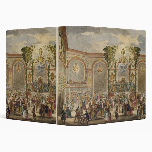 Perspective View of the Interior of the Room of th Binder (Background)