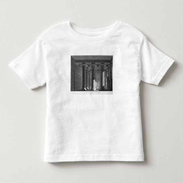 Perspective view of the portico interior, Esne (La Toddler T-shirt (Front)