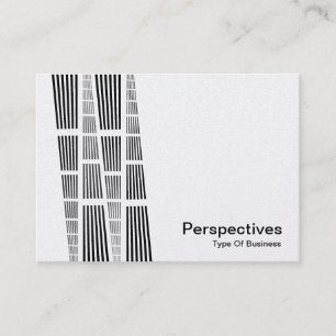 Perspectives v2 - Black and White (Platinum) Business Card